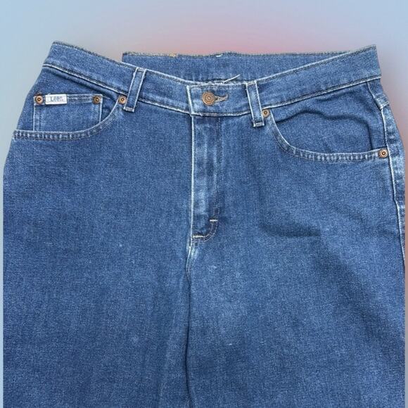 LEE Women’s 14 Petite SLIM HIGH RISE Blue Jeans - Picture 1 of 4